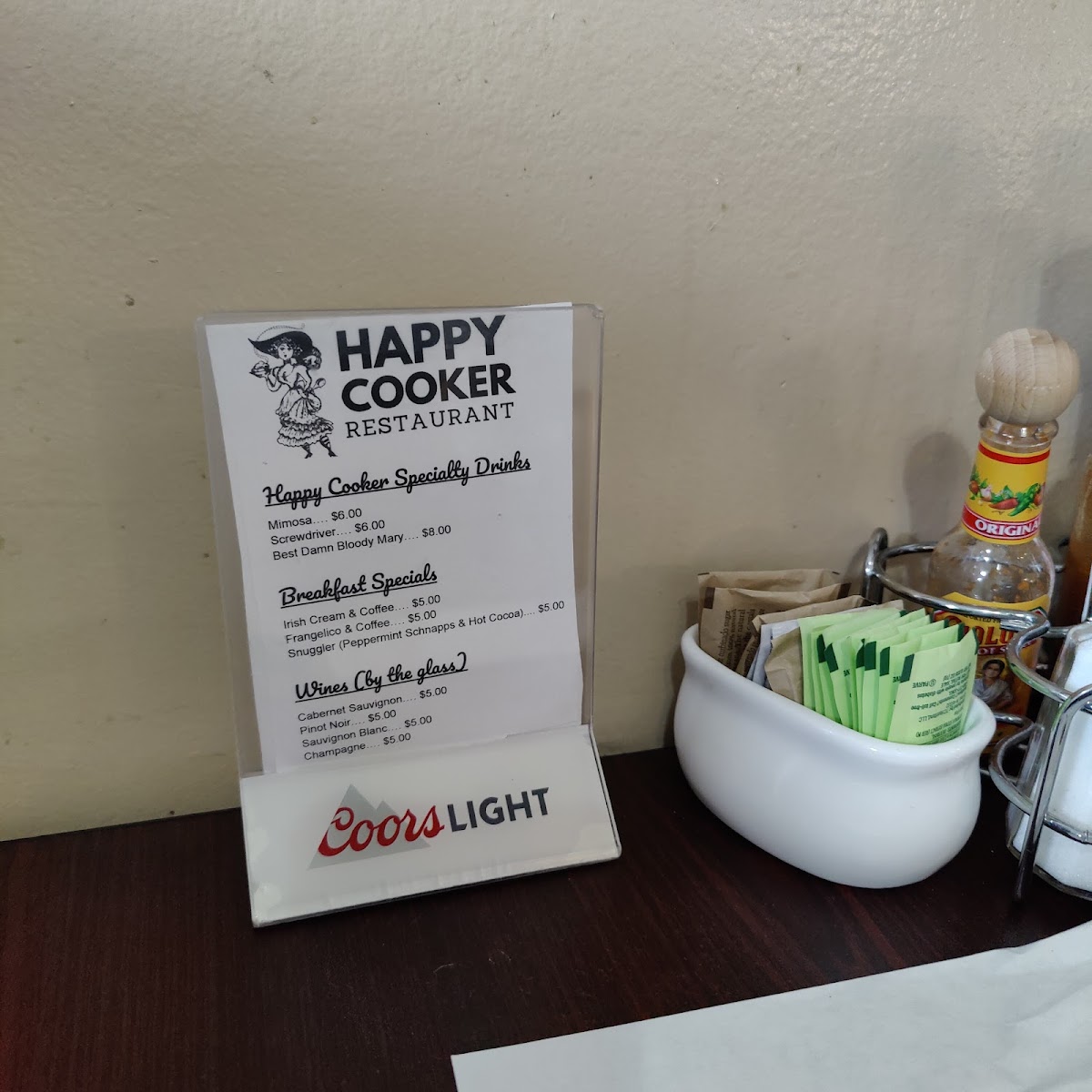 Menu Historic Happy Cooker Restaurant-10